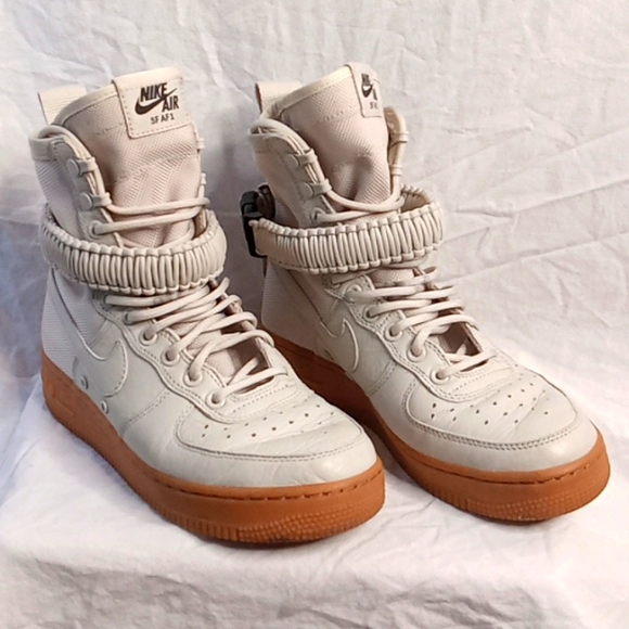 Nike SF Air Force 1 Light Bone AF1 Size 7 - Picture 2 of 16